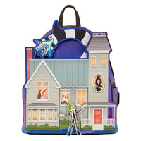 Loungefly Beetlejuice Deetz House Glow Mini Backpack
