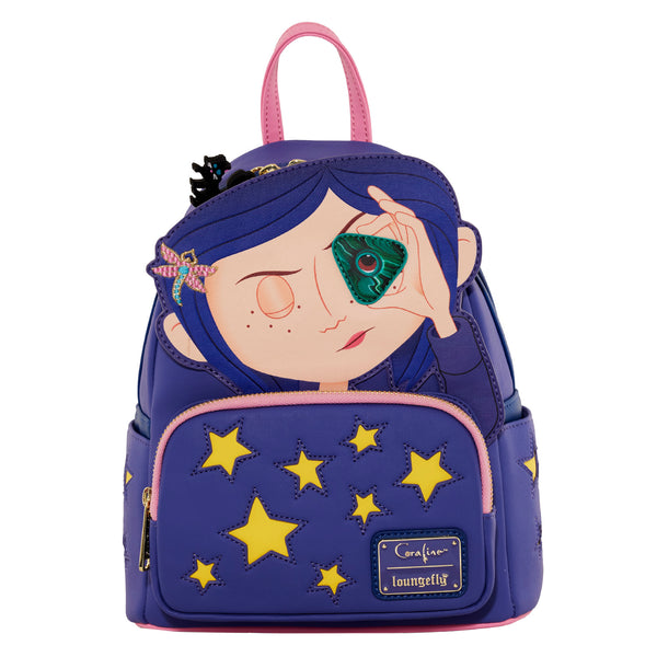 Loungefly Coraline Stars Cosplay Mini Backpack