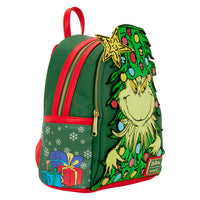 Loungefly Dr. Seuss How the Grinch Stole Christmas! Tree Light Up Plush Mini Backpack