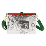 Loungefly Dr. Seuss How the Grinch Stole Christmas! Holiday Color-In Crossbody Bag