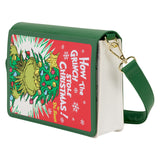 Loungefly Dr. Seuss How the Grinch Stole Christmas! Holiday Color-In Crossbody Bag