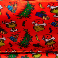 Loungefly Dr. Seuss How the Grinch Stole Christmas! Holiday Color-In Crossbody Bag