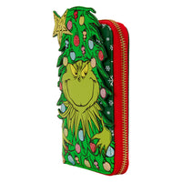 Loungefly Dr. Seuss How the Grinch Stole Christmas! Tree Zip Around Wallet