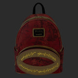 Loungefly The Lord of the Rings The One Ring Glow Mini Backpack