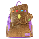 Loungefly Marvel Metallic Thanos Gauntlet Mini Backpack