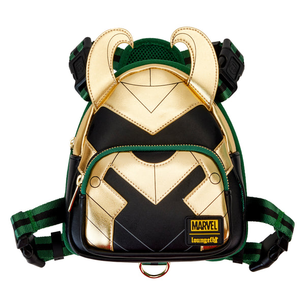 Loungefly Pets Marvel Loki Cosplay Mini Backpack Dog Harness