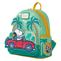 Loungefly Peanuts Snoopy & Woodstock Road Trip Mini Backpack