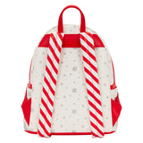 Loungefly Peanuts Snoopy & Woodstock Holiday Plush Wreath Mini Backpack