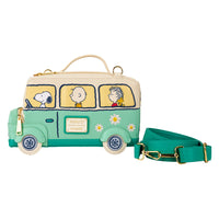 Loungefly Peanuts Gang Road Trip Bus Light Up Figural Crossbody Bag