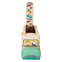 Loungefly Peanuts Gang Road Trip Bus Light Up Figural Crossbody Bag