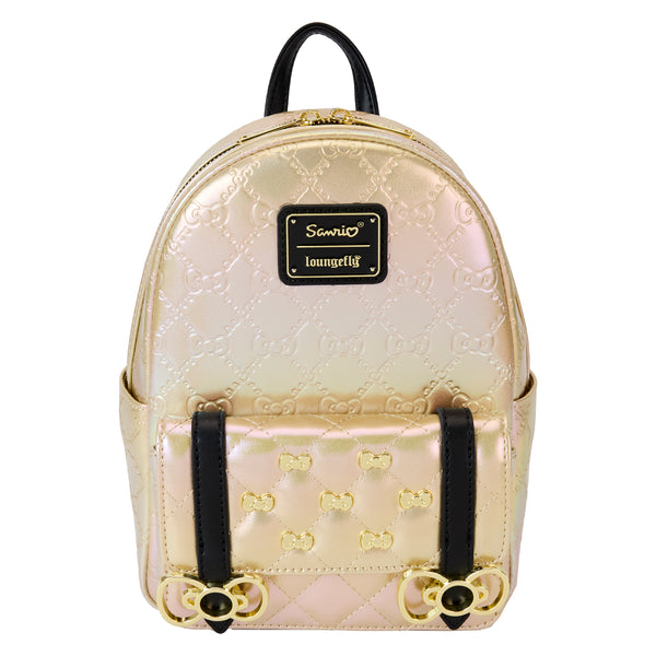 Loungefly Sanrio Hello Kitty 50th Anniversary Metallic Gold Mini Backpack