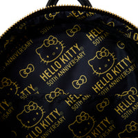 Loungefly Sanrio Hello Kitty 50th Anniversary Metallic Gold Mini Backpack