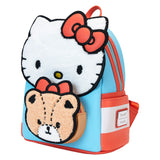Loungefly Sanrio Hello Kitty & Tiny Chum Bear Sherpa Mini Backpack