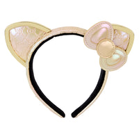 Loungefly Sanrio Hello Kitty 50th Anniversary Metallic Gold Ear Headband