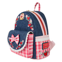 Loungefly Strawberry Shortcake Denim Gingham Mini Backpack