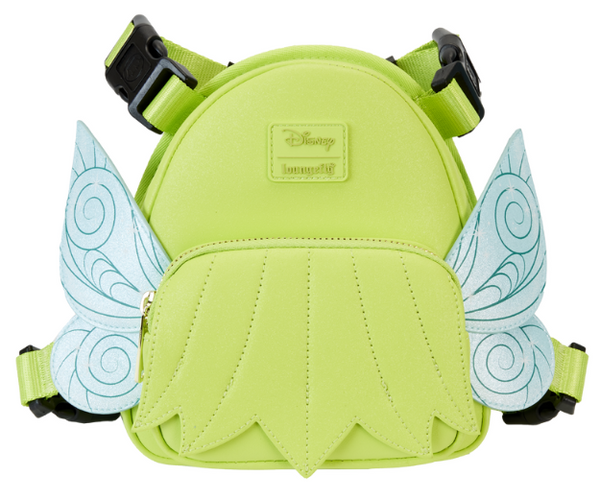 Loungefly Pets Peter Pan Tinker Bell Cosplay Glitter Mini Backpack Dog Harness