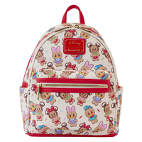 Loungefly Disney Mickey & Friends Gingerbread Cookie All-Over Print Mini Backpack With Ear Headband