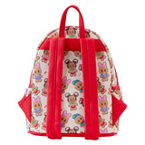Loungefly Disney Mickey & Friends Gingerbread Cookie All-Over Print Mini Backpack With Ear Headband