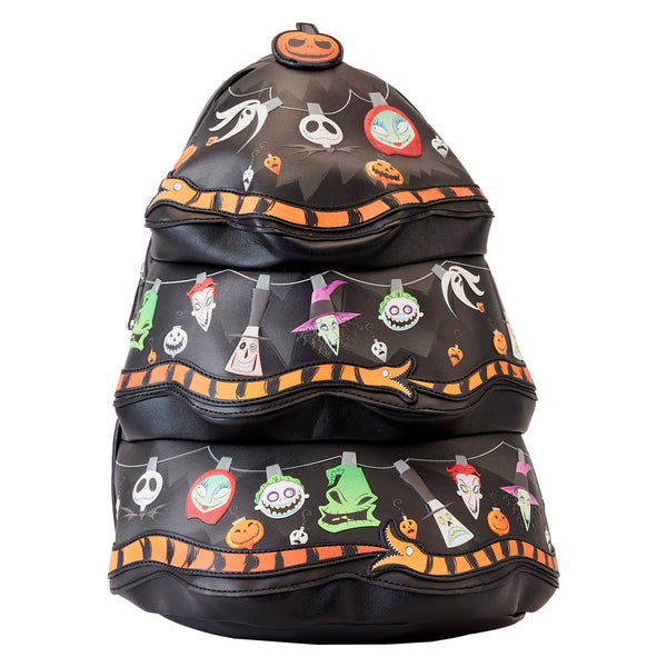 Loungefly Nightmare Before Christmas Tree String Lights Glow Mini Backpack