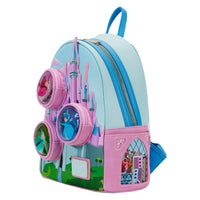 Loungefly Disney Sleeping Beauty Castle Three Good Fairies Stained Glass Mini Backpack