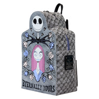 Loungefly Disney Nightmare Before Christmas Jack & Sally Eternally Yours Tombstone Mini Backpack