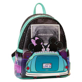 Loungefly Disney Mickey & Minnie Date Night Drive-In Lenticular Mini Backpack