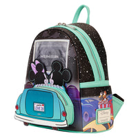 Loungefly Disney Mickey & Minnie Date Night Drive-In Lenticular Mini Backpack