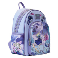Loungefly Disney Sleeping Beauty 65th Anniversary Floral Scene Mini Backpack