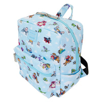 Loungefly Pixar Toy Story Movie Collab All-Over Print Nylon Square Mini Backpack