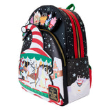 Loungefly Disney The Nightmare Before Christmas Candy Cane Carousel Glow Mini Backpack