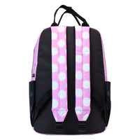 Loungefly Disney Minnie Mouse Floral Rock The Dots Nylon Full-Size Backpack