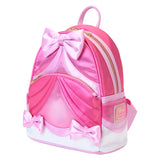 Loungefly Disney Cinderella 75th Anniversary Pink Bow Gown Cosplay Mini Backpack