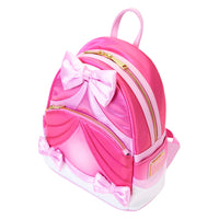 Loungefly Disney Cinderella 75th Anniversary Pink Bow Gown Cosplay Mini Backpack