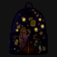 Loungefly Disney Tangled Rapunzel & Flynn Rider Lantern Light Up Mini Backpack