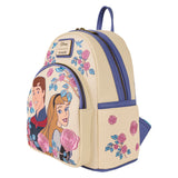 Loungefly Disney Sleeping Beauty Princess Aurora & Prince Phillip Floral Mini Backpack