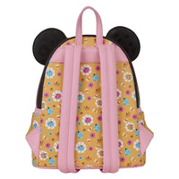 Loungefly Disney Minnie Mouse Cosplay Floral Pumpkin Glow Mini Backpack
