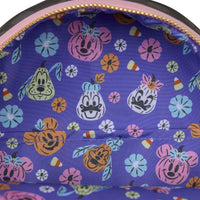 Loungefly Disney Minnie Mouse Cosplay Floral Pumpkin Glow Mini Backpack