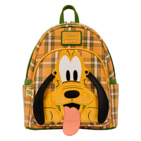 Loungefly Disney Pluto 95th Anniversary Plaid Mini Backpack