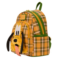 Loungefly Disney Pluto 95th Anniversary Plaid Mini Backpack