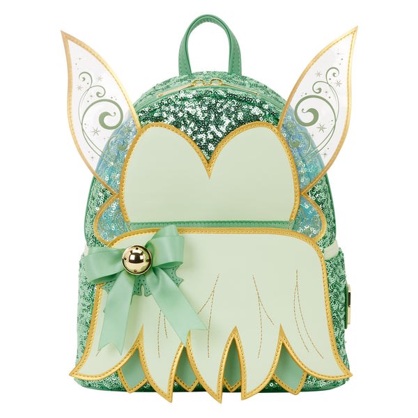 Loungefly Disney Peter Pan Tinker Bell Holiday Cosplay Sequin Mini Backpack