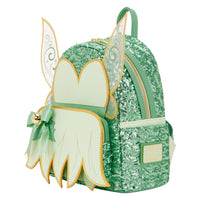 Loungefly Disney Peter Pan Tinker Bell Holiday Cosplay Sequin Mini Backpack