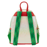 Loungefly Disney Stitch & Scrump Iridescent Holiday Ornament Mini Backpack