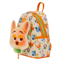 Loungefly Disney Zootopia 2 Nick Wilde Cotton Candy Cosplay All-Over Print Mini Backpack