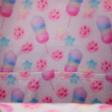 Loungefly Disney Zootopia 2 Nick Wilde Cotton Candy Cosplay All-Over Print Mini Backpack