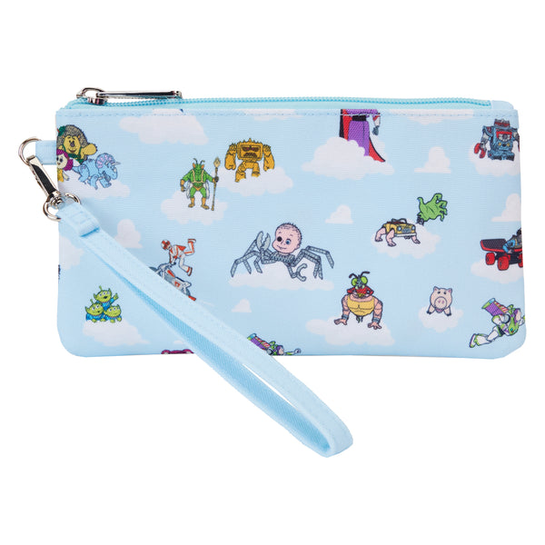 Loungefly Pixar Toy Story Movie Collab All-Over Print Nylon Zipper Pouch Wristlet