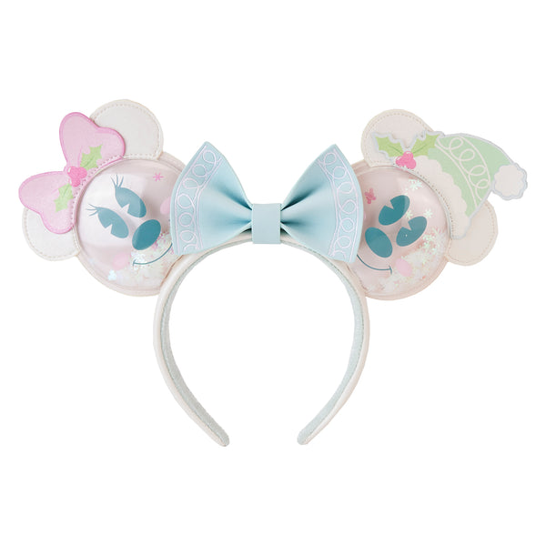 Loungefly Disney Mickey & Minnie Pastel Snowman Ear Headband