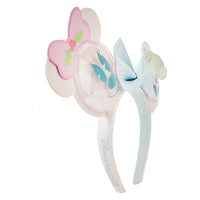 Loungefly Disney Mickey & Minnie Pastel Snowman Ear Headband