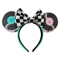 Loungefly Disney Mickey & Minnie Date Night Diner Jukebox Record Ear Headband