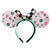 Loungefly Disney Mickey & Minnie Date Night Diner Jukebox Record Ear Headband