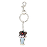 Loungefly Disney Mickey & Minnie Date Night Ice Cream Keychain